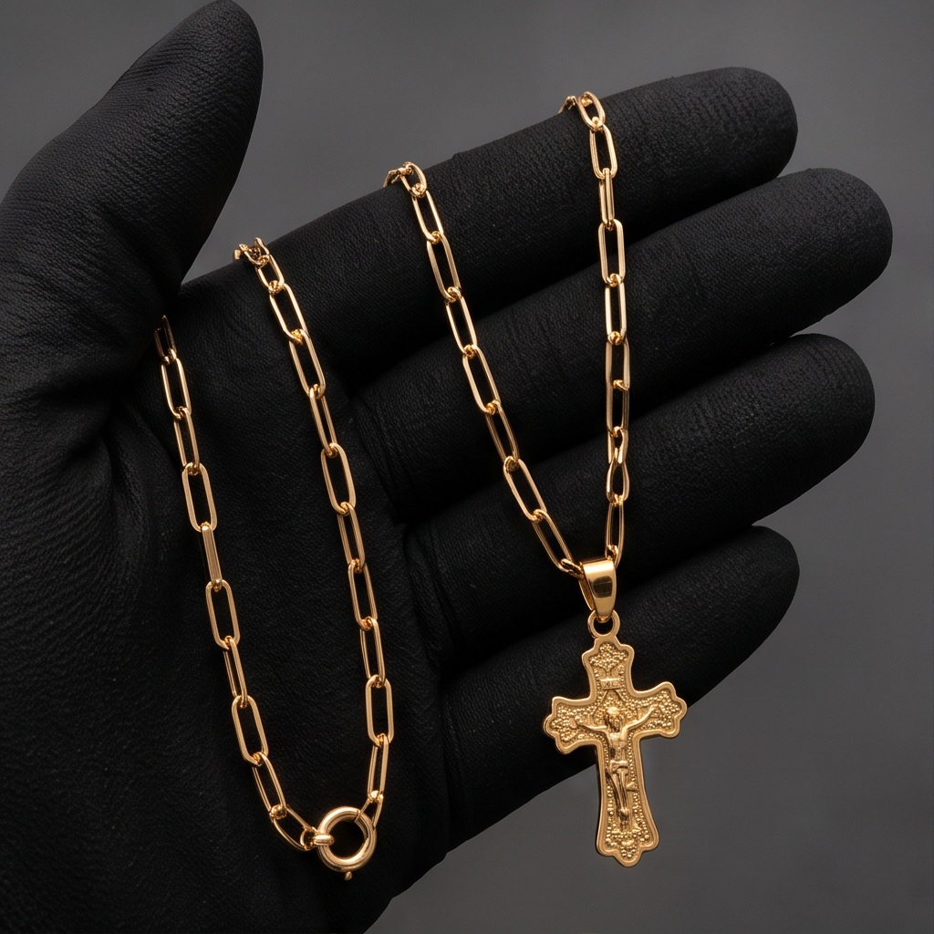 Corrente dourada Drip Joias 18K